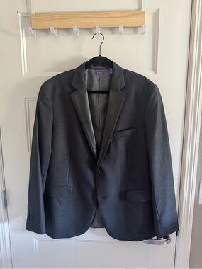 Black Men's Blazer - Classic Notch Lapel